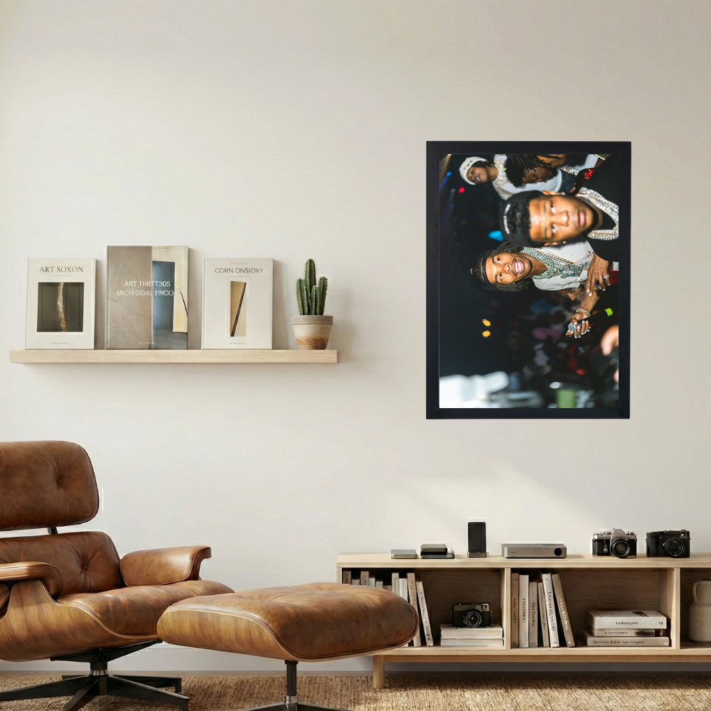 Lil Baby '4 Rings' Poster - Mockup 1