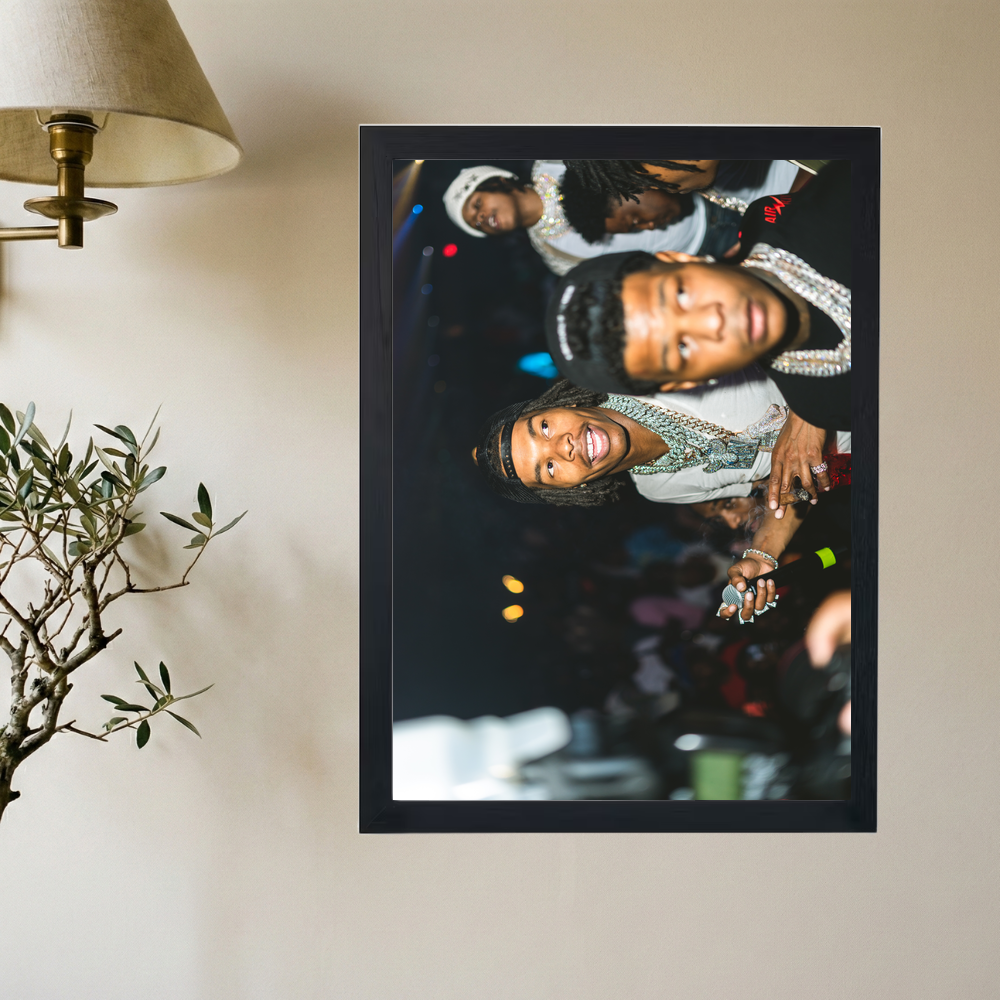 Lil Baby '4 Rings' Poster - Mockup 2