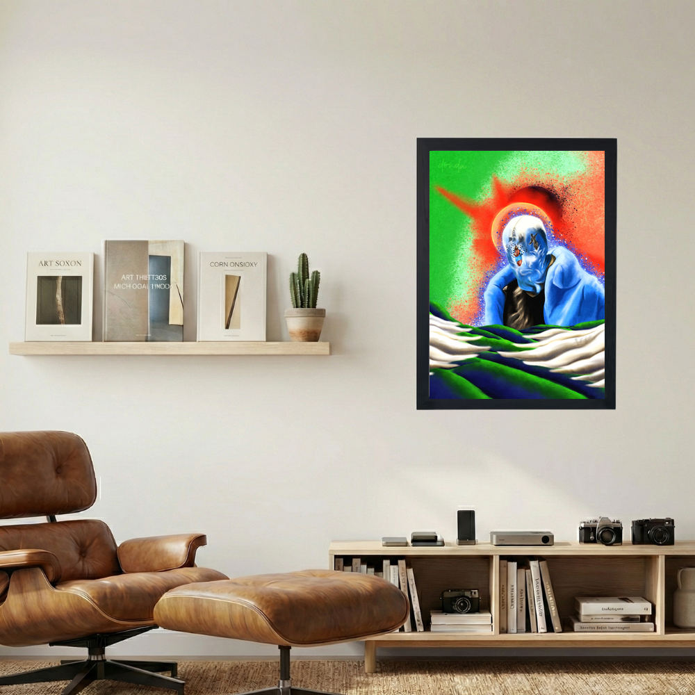 Kanye West 'Godly' Poster - Mockup 1