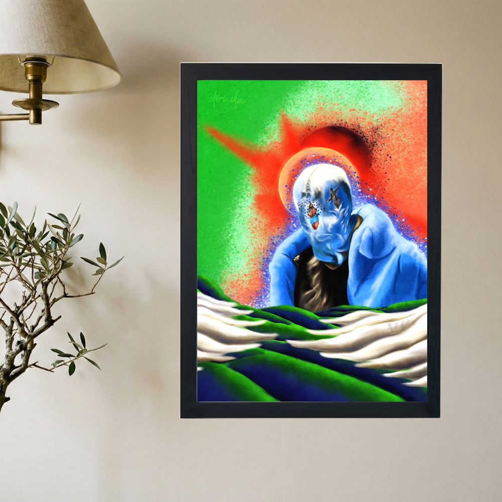 Kanye West 'Godly' Poster - Mockup 2