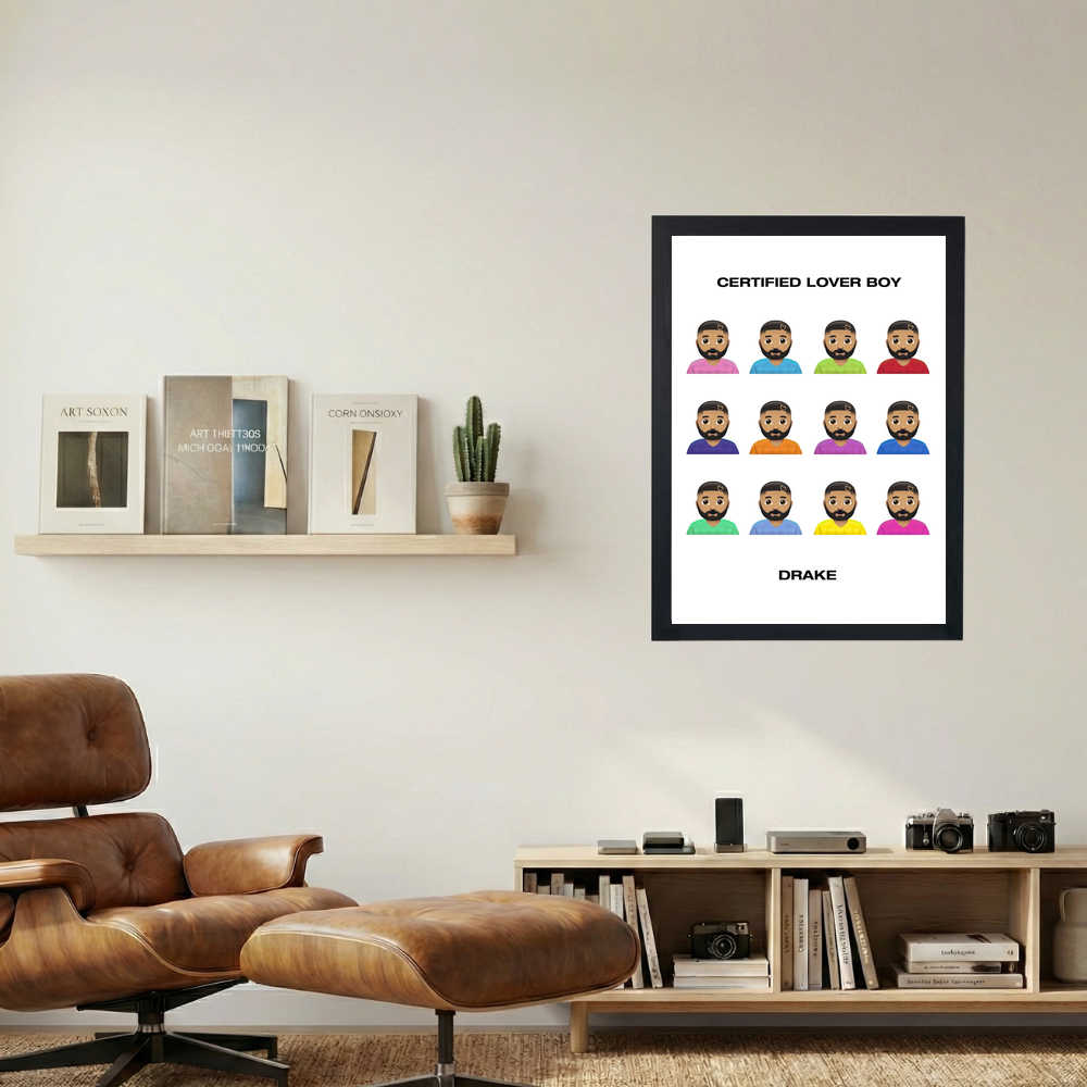 Drake 'Certified Lover Boy' Alternative Cover Poster - Mockup 1