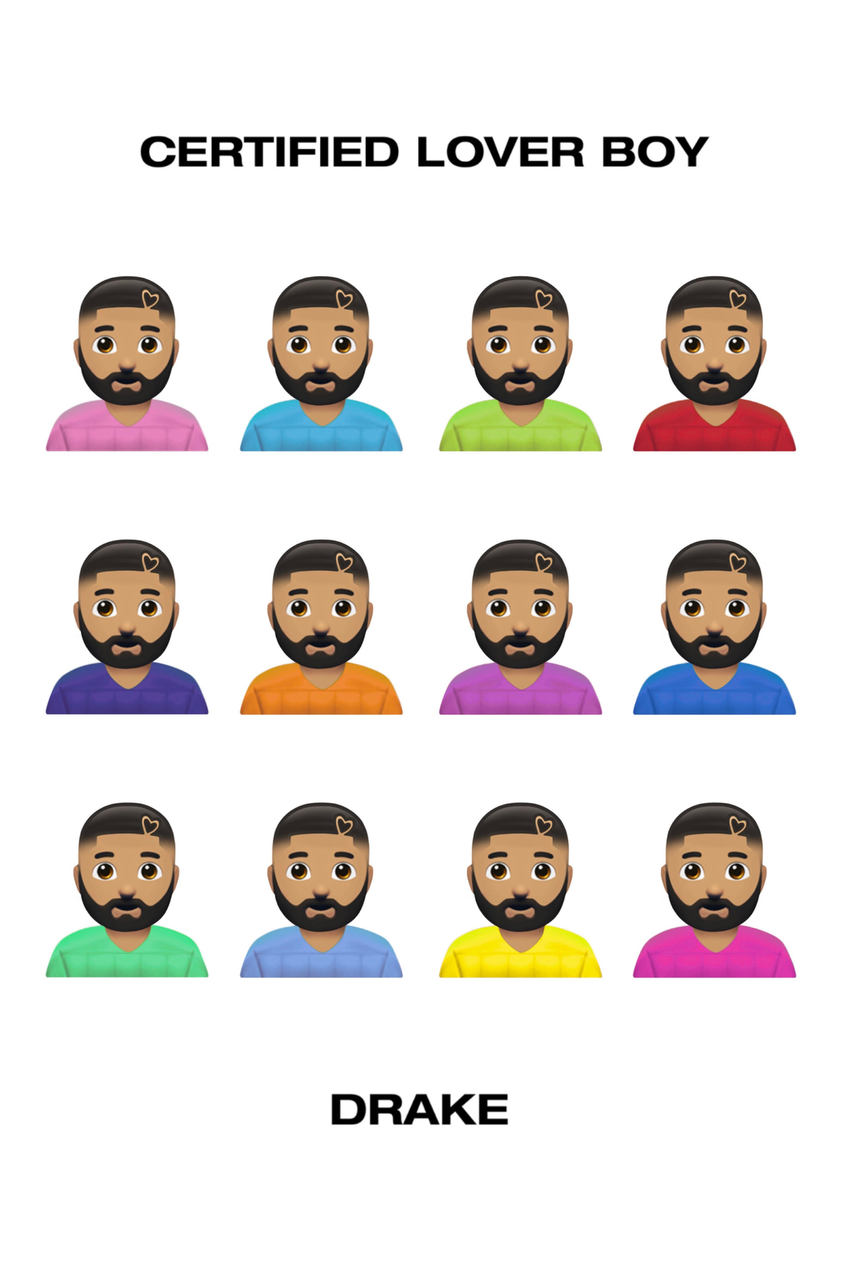 Drake 'Certified Lover Boy' Alternative Cover Poster