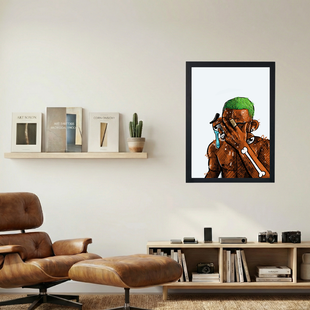 Frank Ocean 'Bones Feeling Dense' Poster - Mockup 1