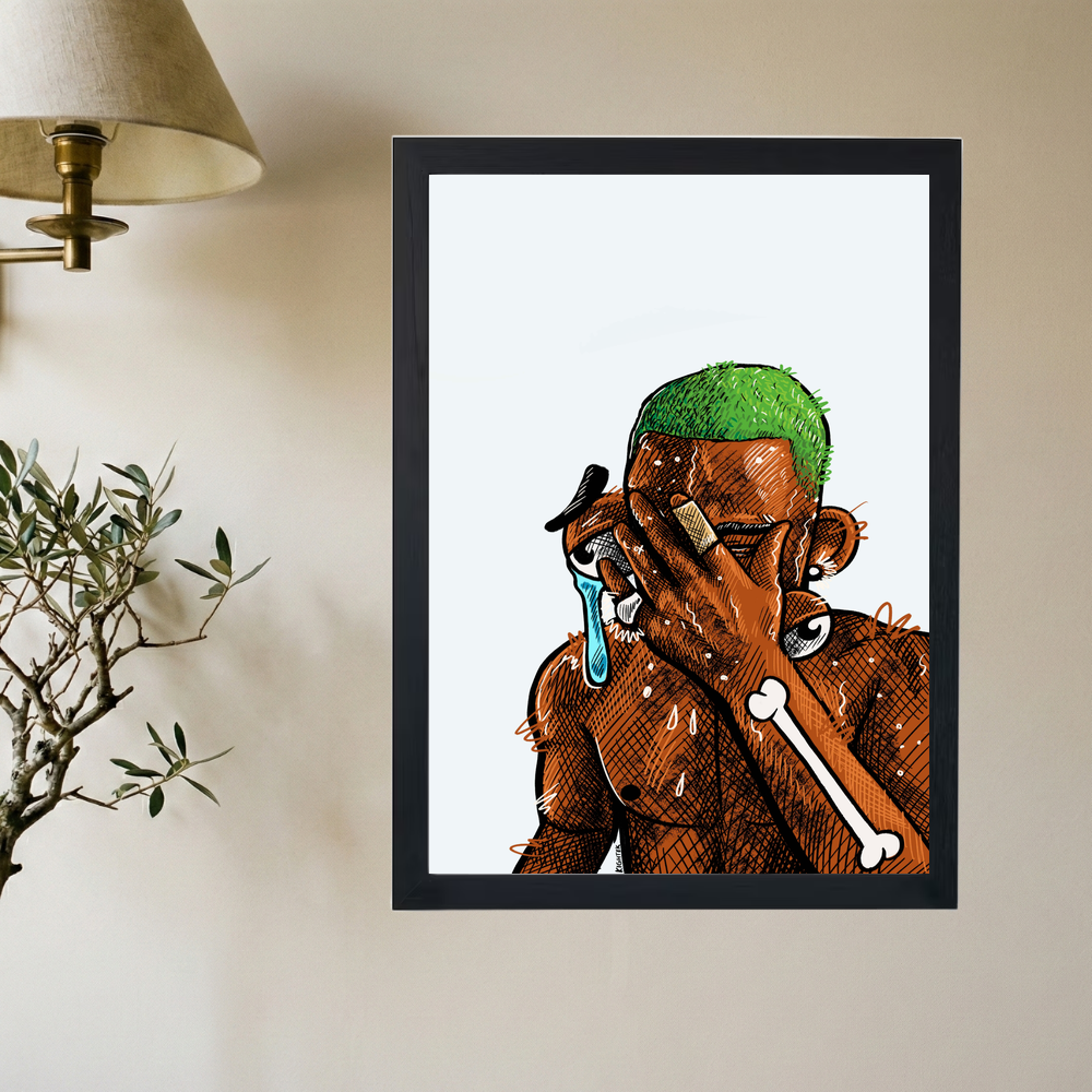 Frank Ocean 'Bones Feeling Dense' Poster - Mockup 2