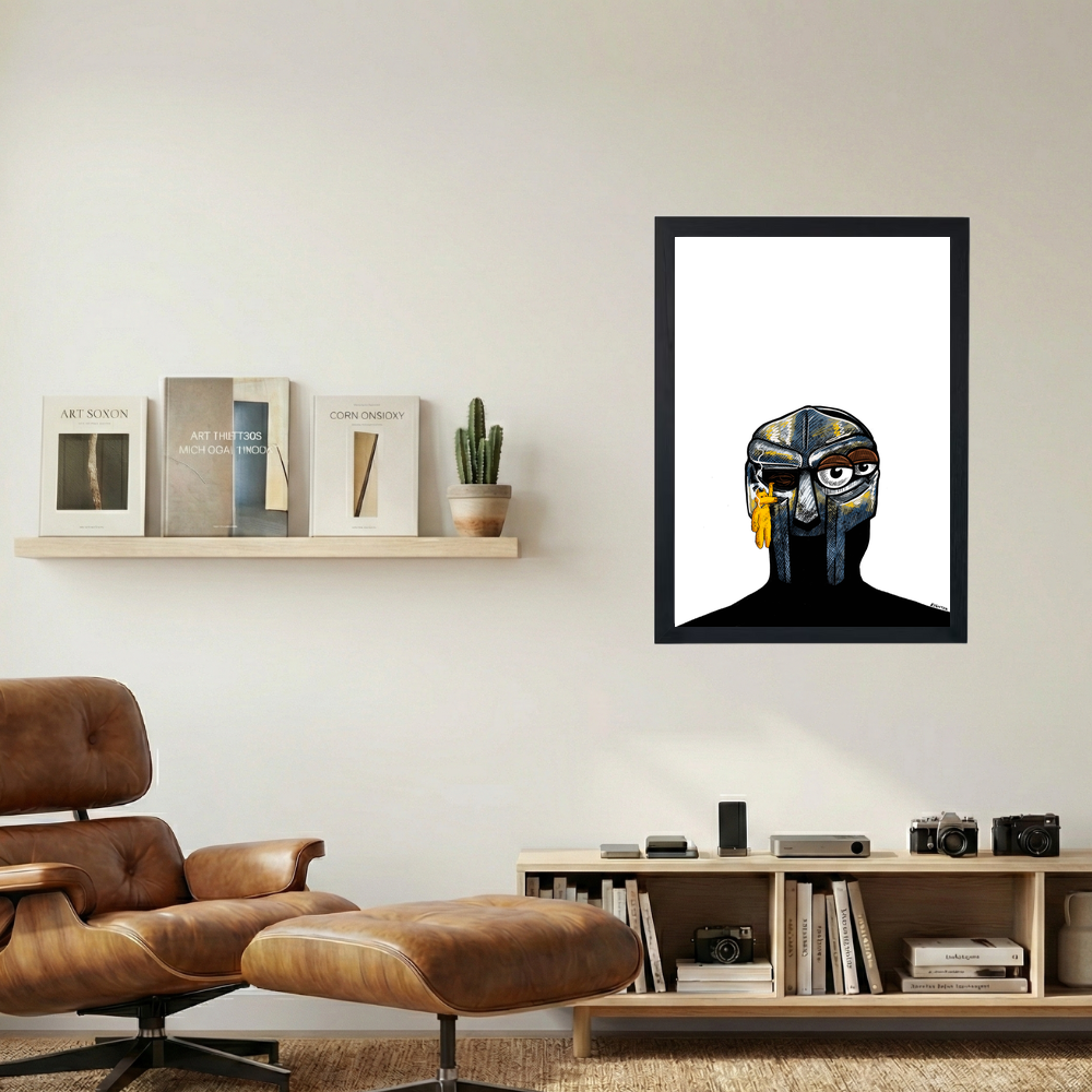 MF DOOM 'VILLAINY' Poster - Mockup 1