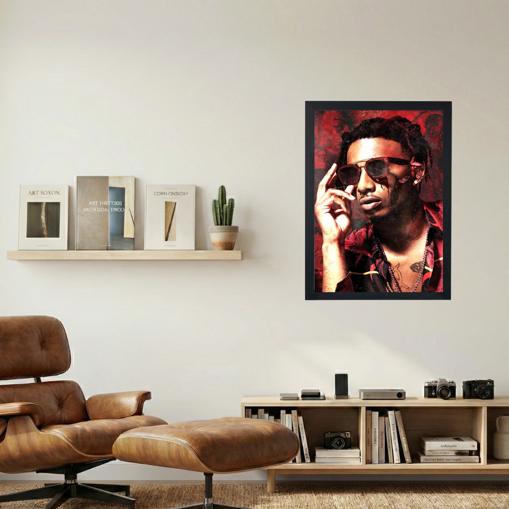 Playboi Carti 'Jordan Cartier' Poster - Mockup 1