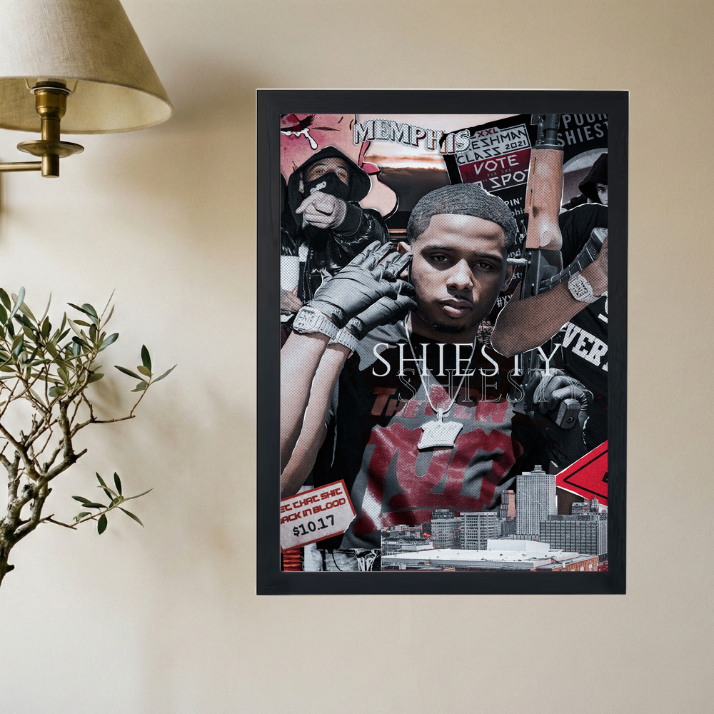 Pooh Shiesty 'MEMPHIS' Poster - Mockup 2