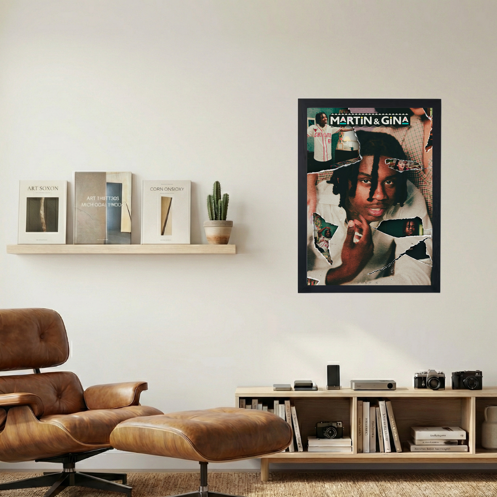 Polo G 'Martin & Gina' Poster - Mockup 1