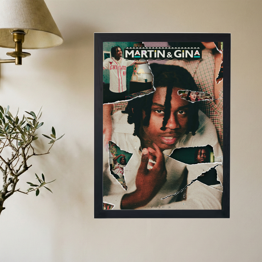 Polo G 'Martin & Gina' Poster - Mockup 2