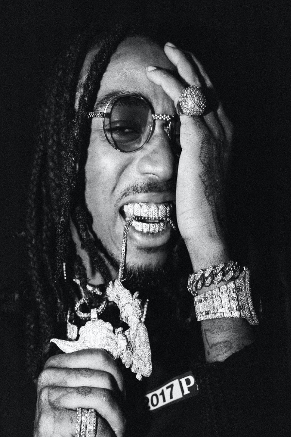 Quavo Huncho B&W 'Iced' Poster