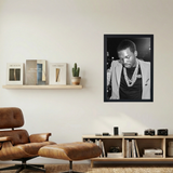 Meek Mill B&W 'Lookin Down on Yall' Poster - Mockup 1