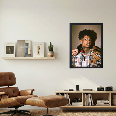 Blueface 'Blue Benjy' Poster - Mockup 1