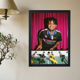 SmokePurpp 'Fusbol'  Poster - Mockup 2