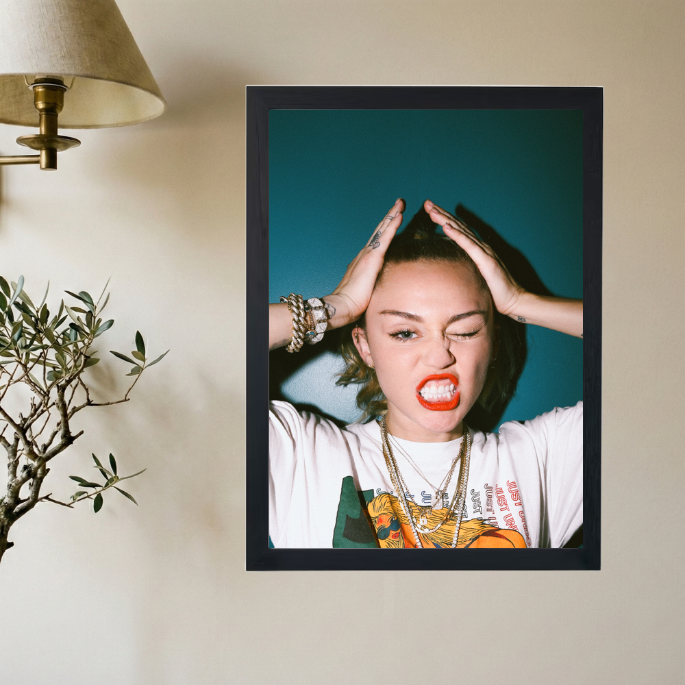 Miley Cyrus 'Can't Stop' Poster - Mockup 2