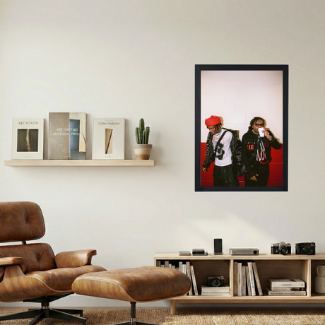 Playboi Carti x Gunna 'Checks' Poster - Mockup 1