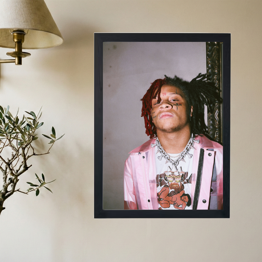Trippie Redd 'Mean Muggin' Poster - Mockup 2