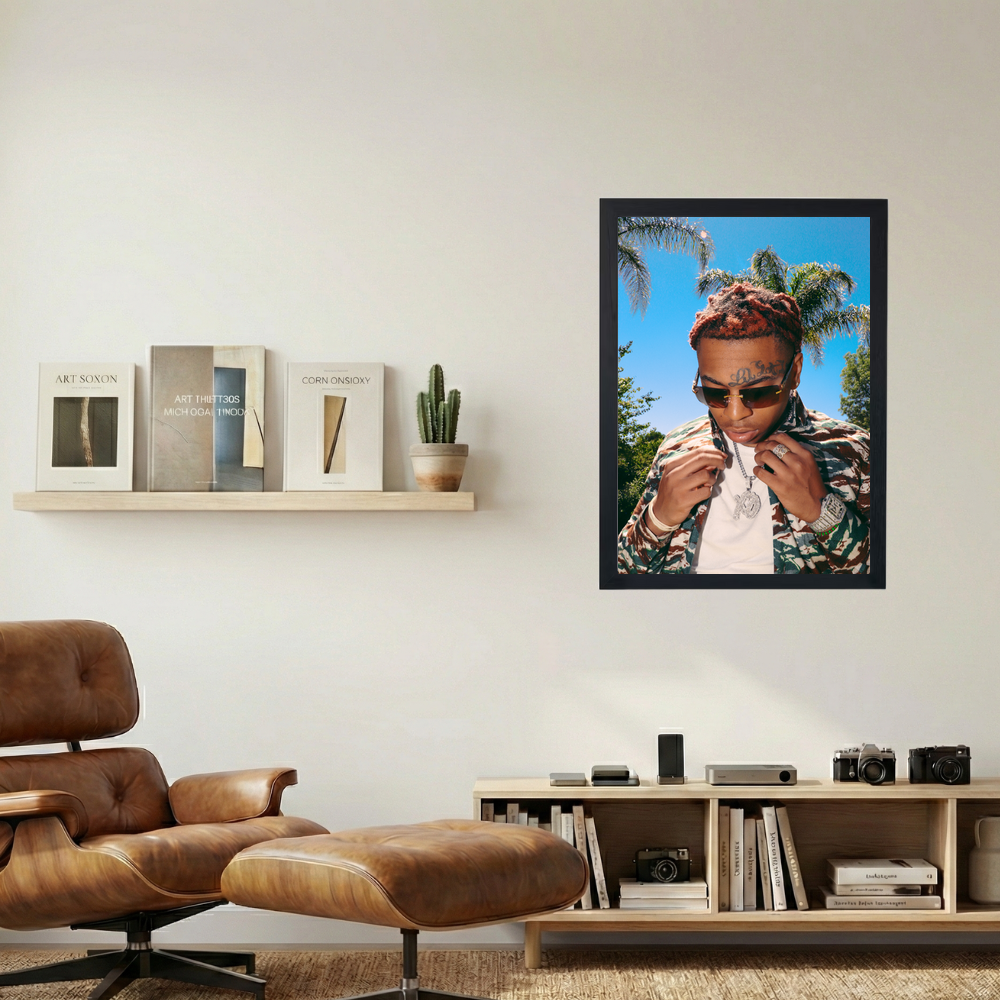 Lil Gotit 'Off White' Poster - Mockup 1
