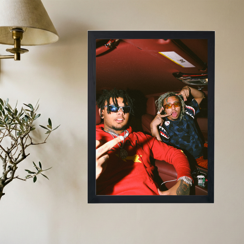 Lil Pump x SmokePurpp 'Brothers 4L' Poster - Mockup 2