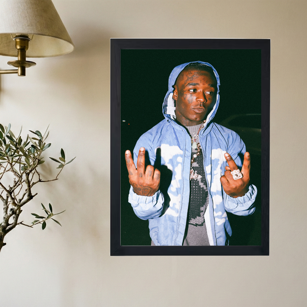 Lil Uzi Vert 'Blue Notes' Poster - Mockup 2