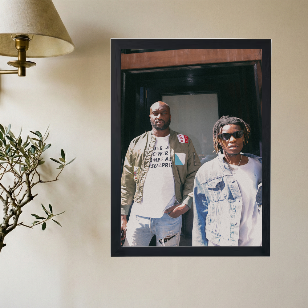 Virgil Abloh x Ian Connor 'Mobile' Poster - Mockup 2