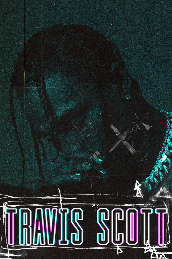 Travis Scott 'Glitch' Poster