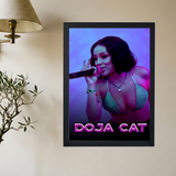 Doja Cat 'Mic Controlla' Poster - Mockup 2
