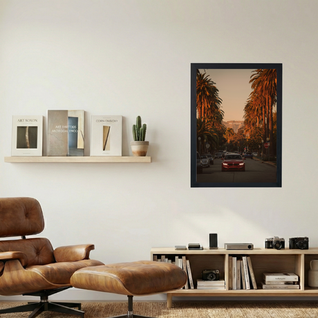 Hollywood Sunsets Poster - Mockup 1