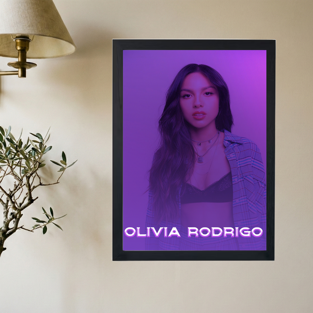 Olivia Rodrigo 'Deja Vu' Poster - Mockup 2