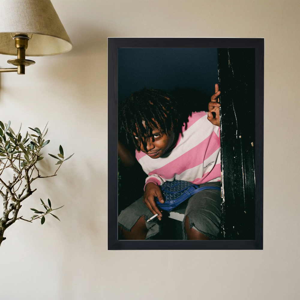 Ski Mask 'Smoke Break' Poster - Mockup 2