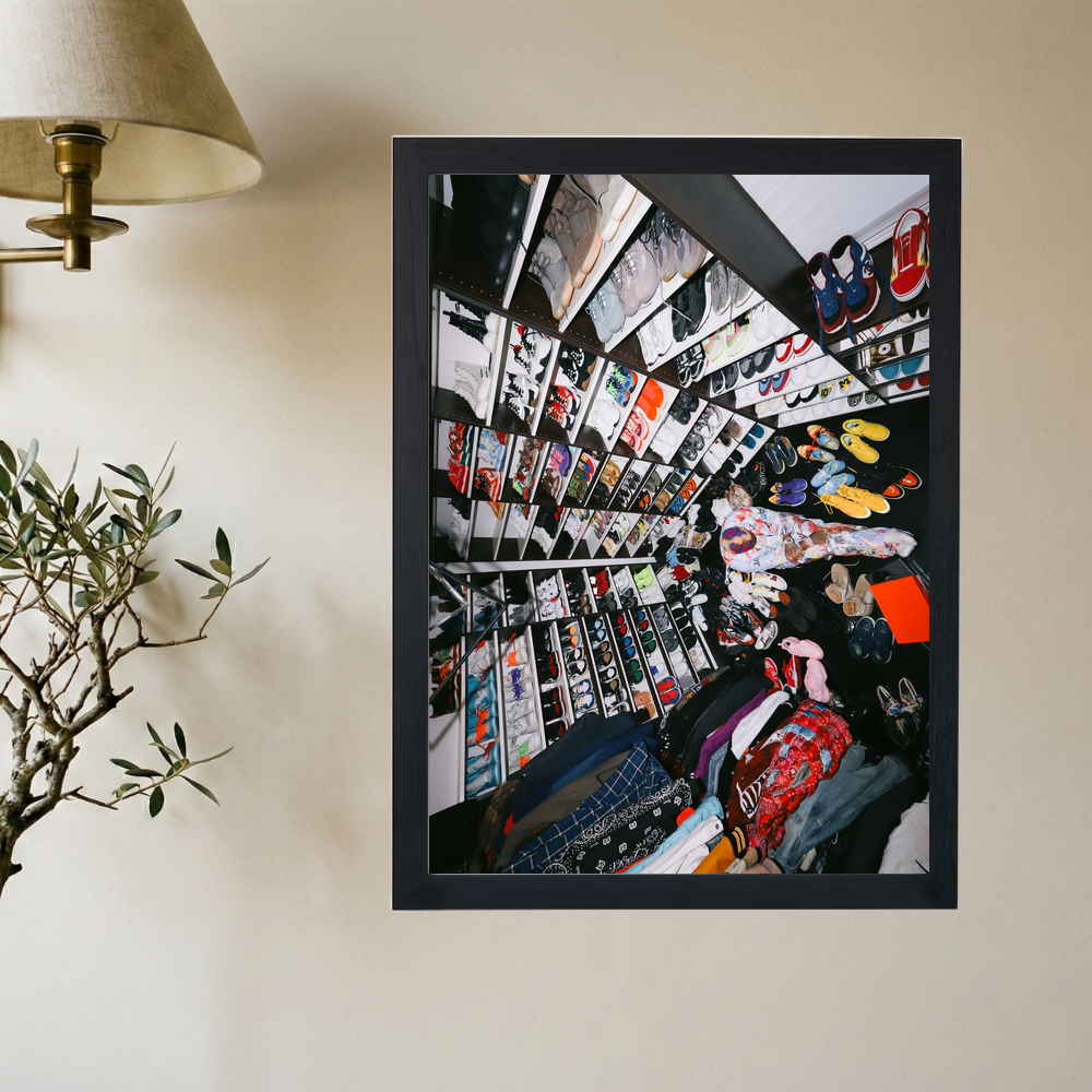 Mustard 'Closet' Poster - Mockup 2