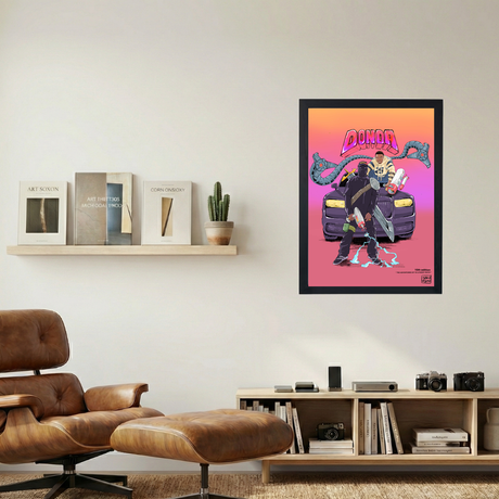 Kanye West x Roddy Ricch 'Pure Souls' Drawing Poster - Mockup 1
