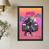 Kanye West x Roddy Ricch 'Pure Souls' Drawing Poster - Mockup 2