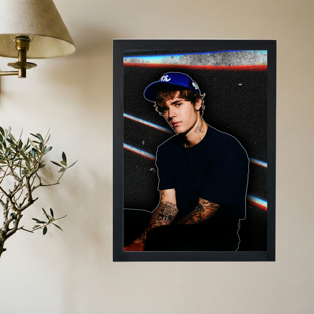 Justin Beiber 'Spaced Out' Poster - Mockup 2