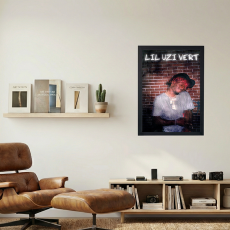 Lil Uzi Vert 'Blurred' Poster - Mockup 1