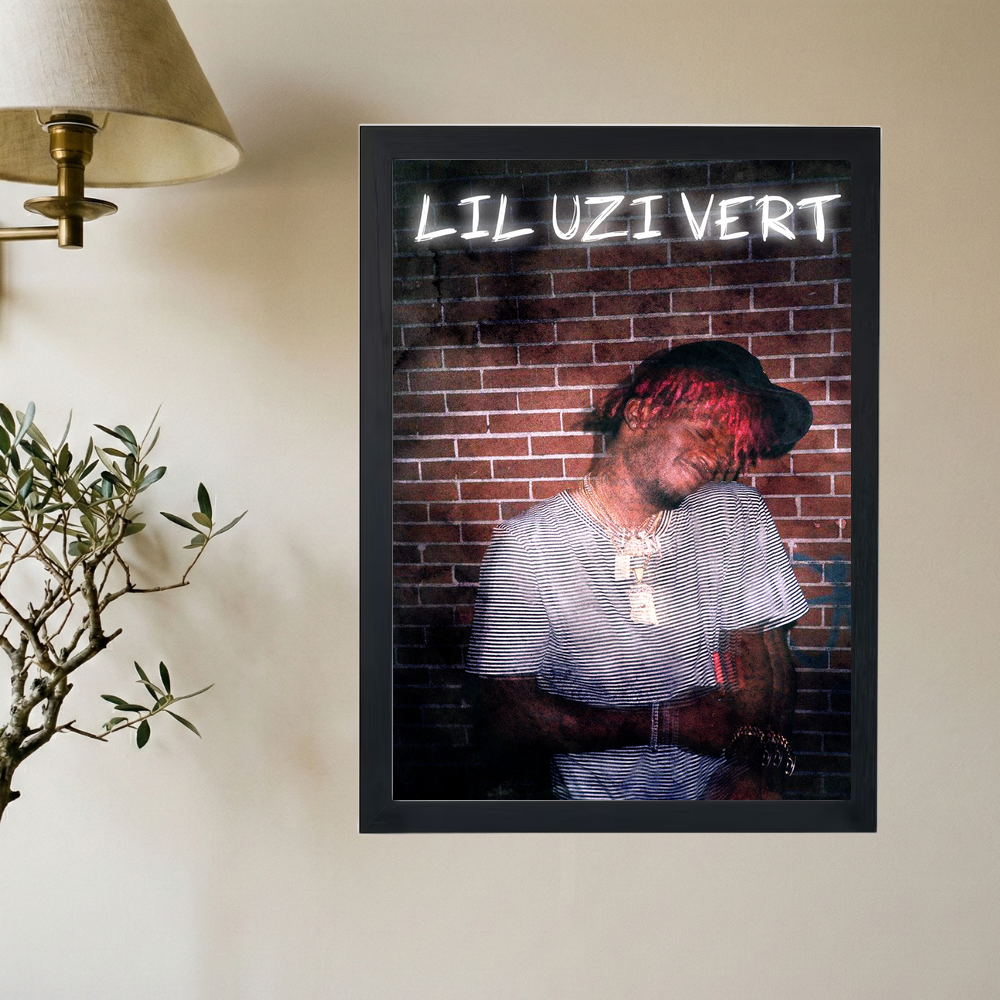 Lil Uzi Vert 'Blurred' Poster - Mockup 2