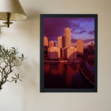 Miami Sunset Poster - Mockup 2
