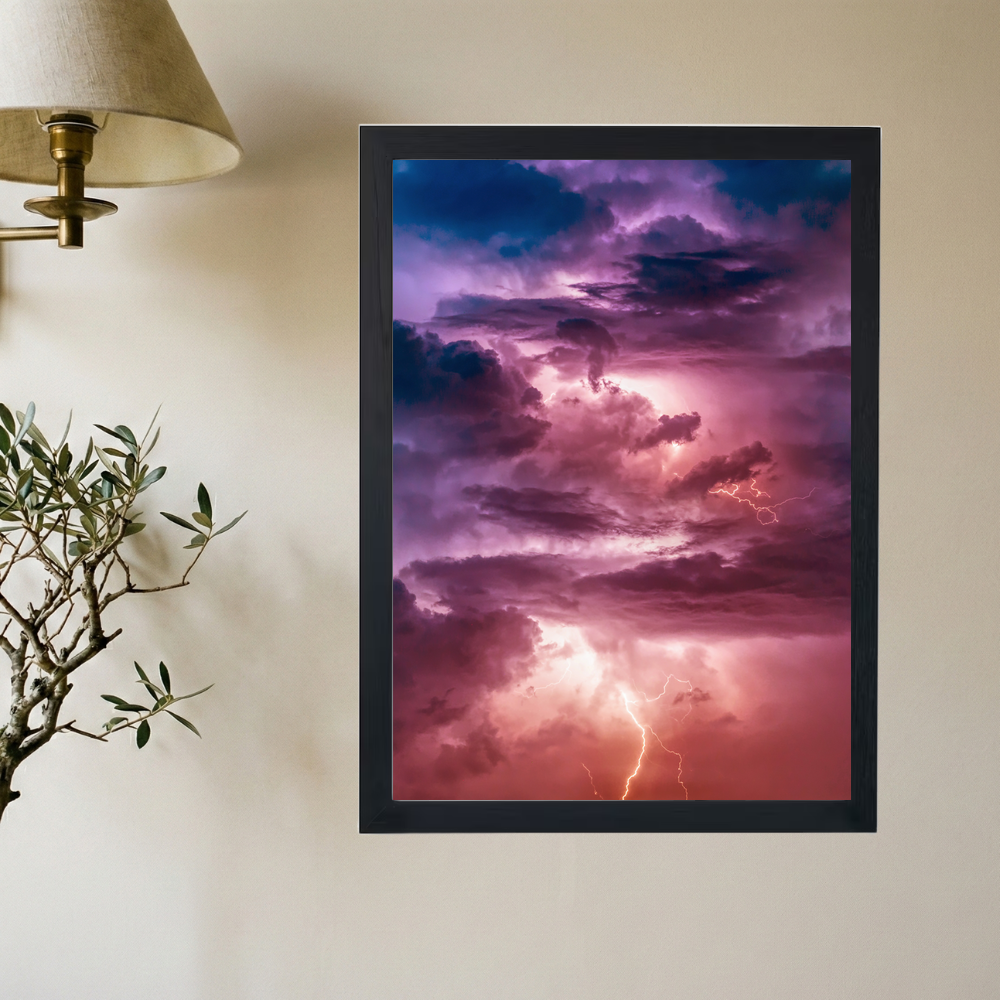 Thunder Storm Poster - Mockup 2