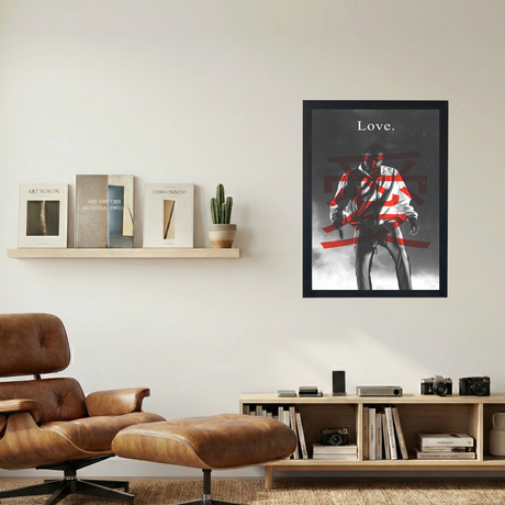 Kendrick Lamar 'Kung Fu Love' Poster - Mockup 1