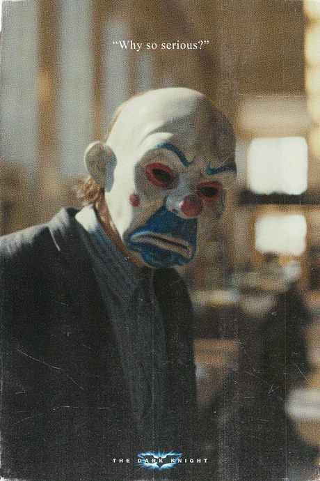 Dark Knight Joker 'So Serious' Poster