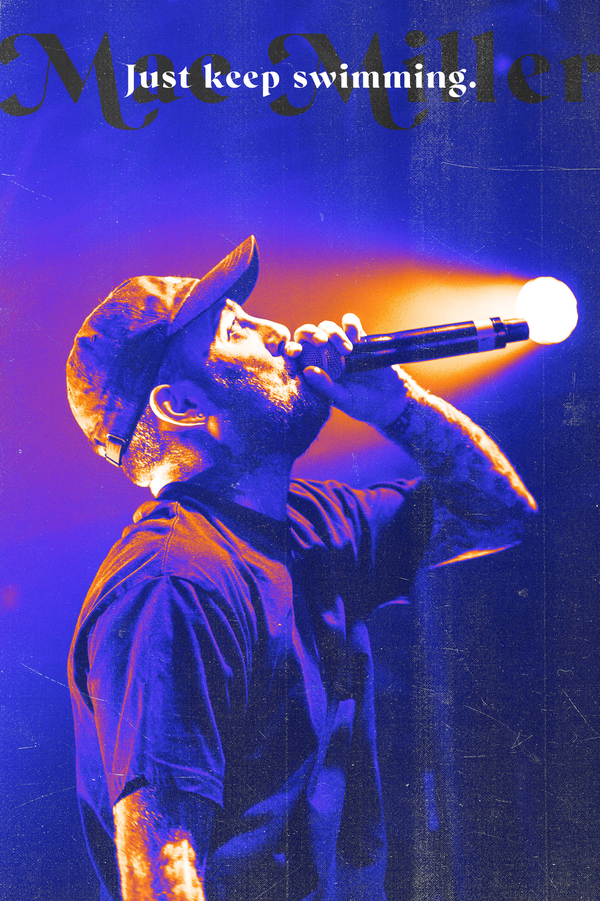 Mac Miller 'Just Keep Swimming' Poster