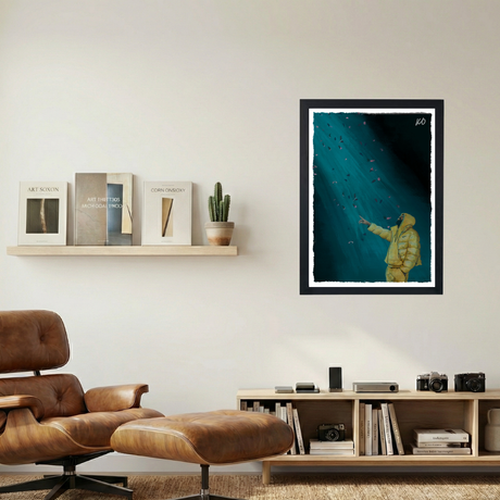 Drake 'Let It Rain' Poster - Mockup 1