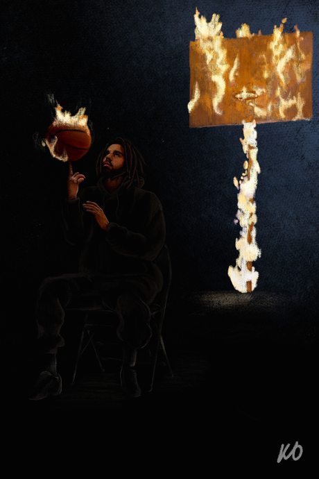 J Cole 'The Off Season Painted' Poster