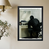 Kanye West 'Benz Stadium Studio' Painting Poster - Mockup 2