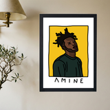 Amine 'Good For You' Poster - Mockup 2