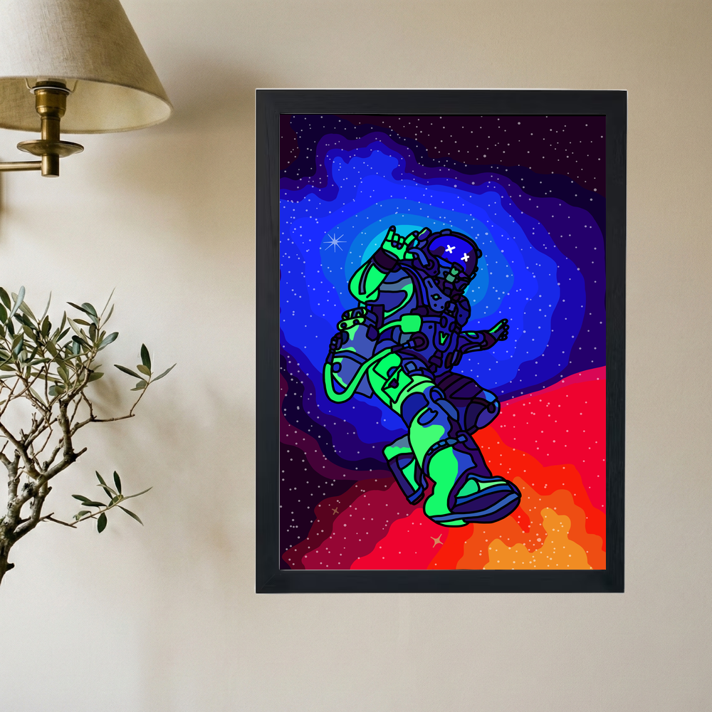 Lil Uzi Vert 'Never Been to Pluto' Poster - Mockup 2