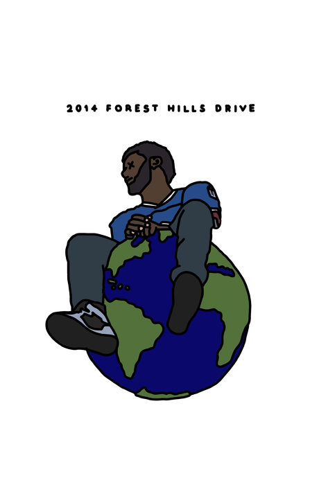 J Cole '2014 Role Modelz' Poster