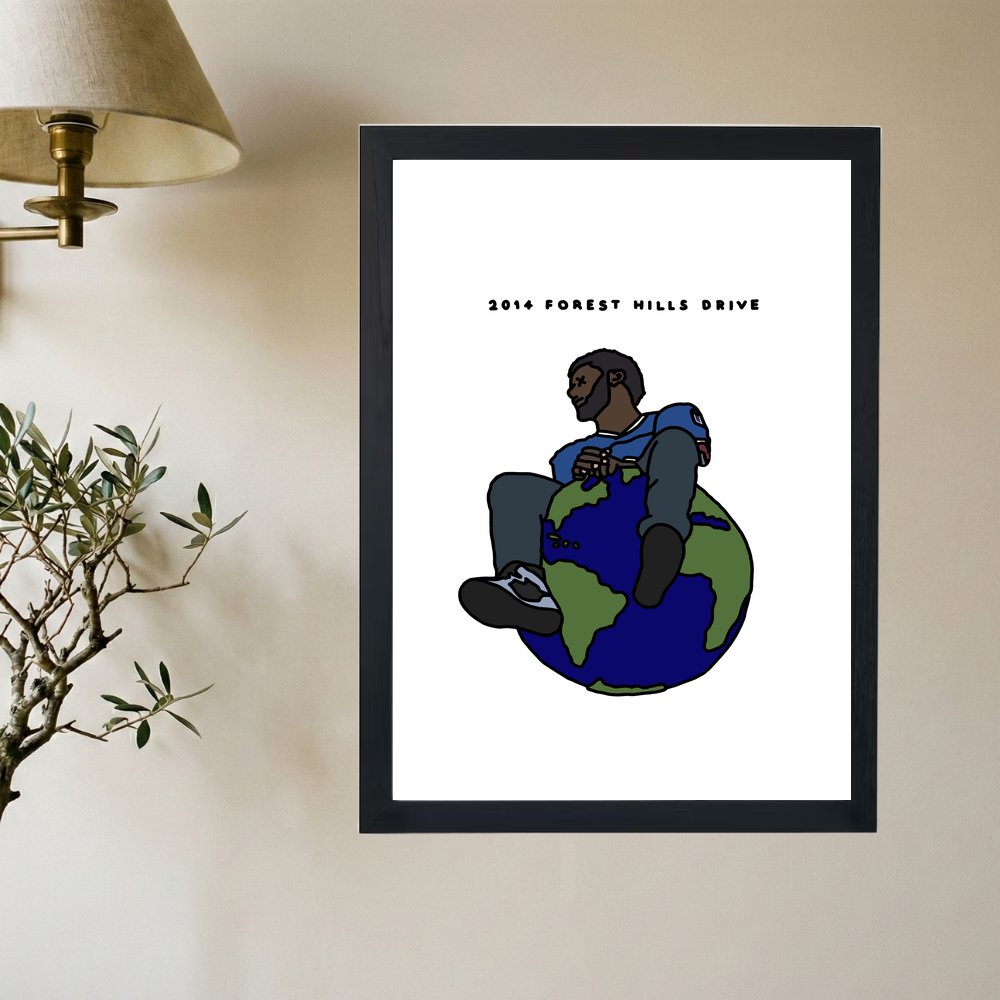 J Cole '2014 Role Modelz' Poster - Mockup 2