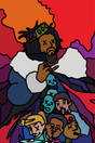 J Cole 'KOD Coloring Book' Poster