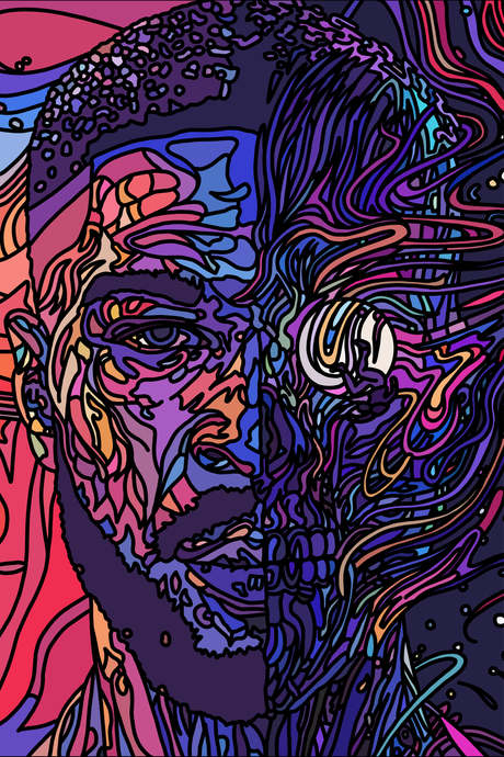 Kid Cudi 'MOTM Escape' Poster