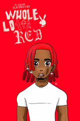 Playboi Carti 'WLR' Cartoon Poster
